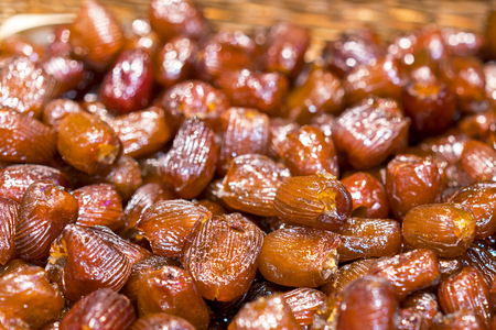 dried dates backdrop. Healthy food.の写真素材