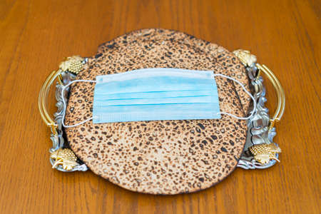 Passover. traditional Jewish food for Passover. Due to Covid-19 quarantine.