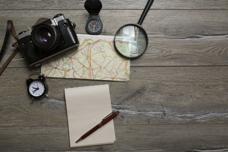 Travel accessoriesの写真素材