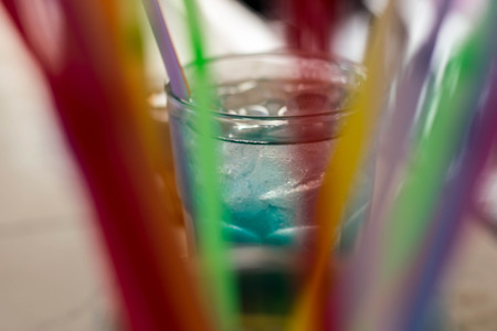 Blue cocktailの写真素材