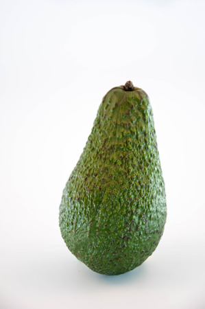 Fruit: Avocado Isolated on White Backgroundの写真素材