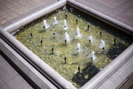 Water fountainの写真素材