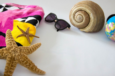 Sea shells background