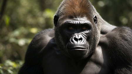 Portrait of a Western Lowland Gorillaの素材