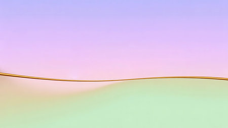 abstract background with smooth lines in pastel colors and copy space