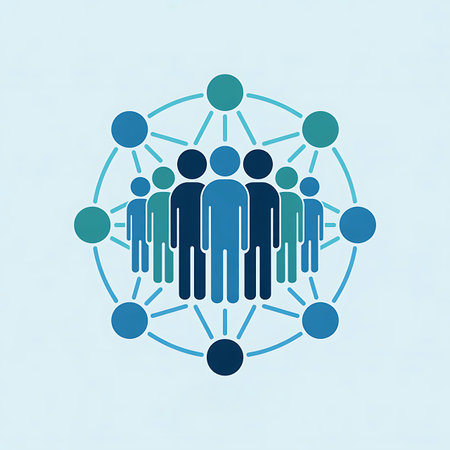 Teamwork design over blue backgroundの写真素材