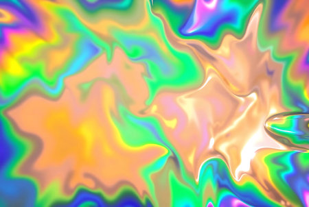 abstract iridescent rainbow background with some smooth lines in it