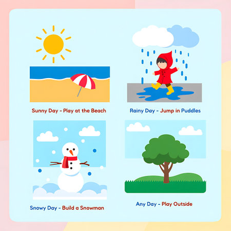 Set of weather icons. Vector illustration in flat style. Isolated on white background.の写真素材