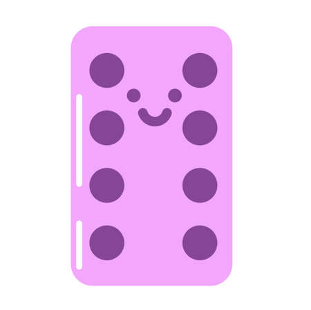 Funny medicament icon isolated on white backgroundのイラスト素材