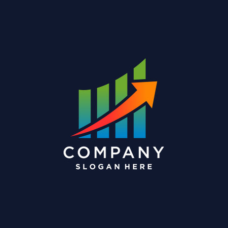 Investment logo vector with modern creative ideaのイラスト素材