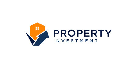 Investment logo design vector with modern styleのイラスト素材