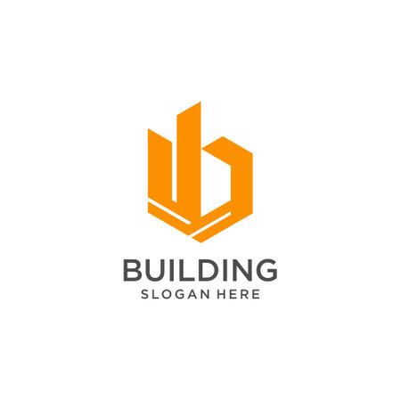 Building logo idea with modern conceptのイラスト素材