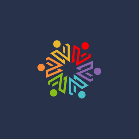 Community vector with modern idea concept