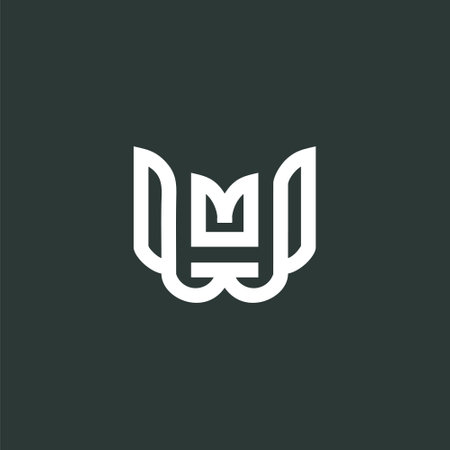 Letter w vector with creative modern idea conceptのイラスト素材