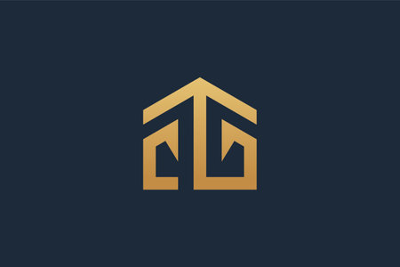 Building logo vector with modern concept design ideaのイラスト素材