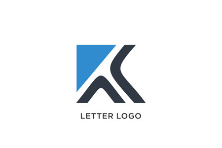 K letter vector with modern concept creative designのイラスト素材