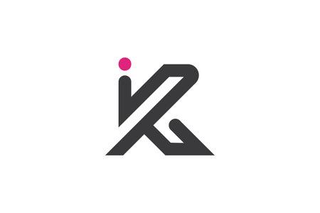 K letter logo vector with modern concept creative designのイラスト素材
