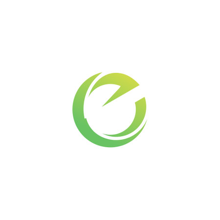 Letter E design with creative ideaのイラスト素材