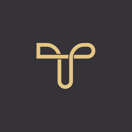 Letter T with modern creative design ideaのイラスト素材