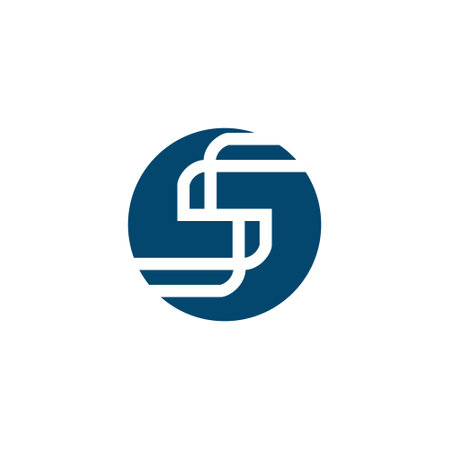 Letter S with modern creative design ideaのイラスト素材
