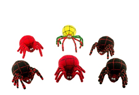 spider made from a yarn  の写真素材