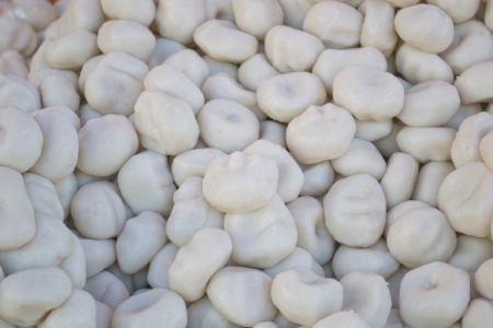 fish meat ball background の写真素材