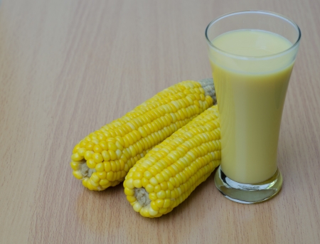 corn milkの写真素材