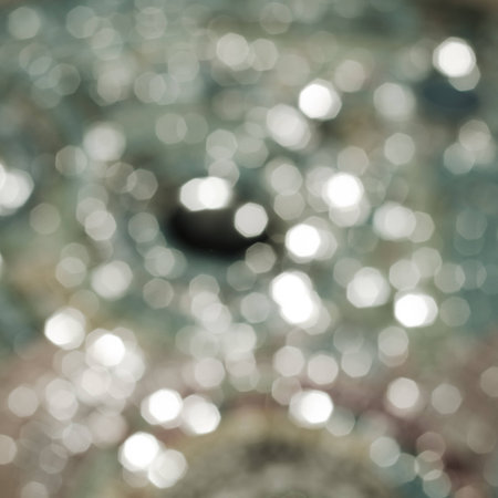 vintage defocused bokeh lightsの写真素材