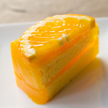 orange cakeの写真素材