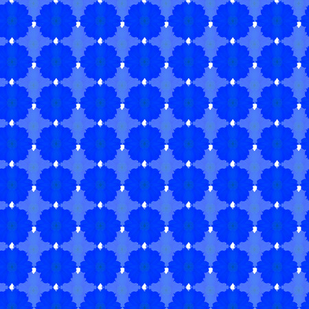 sky blue cosmos seamless pattern background