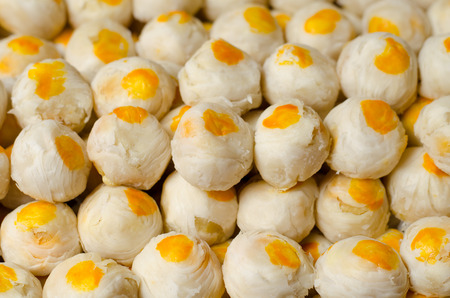 Chinese Pastry or Moon cake, dessert for Chinese new year.の写真素材