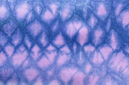 The fabric is indigo dye background,Local fabric in Thailand
