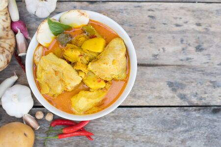 Thai chicken curry with potato