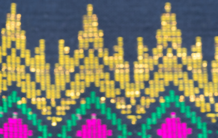 Blured handmade cotton woven fabric as a background and texture