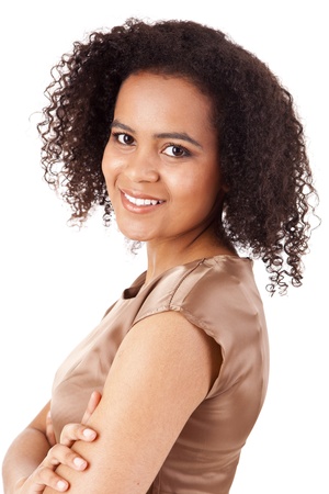 Beautiful african woman posingの写真素材