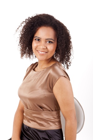 Beautiful african woman posingの写真素材