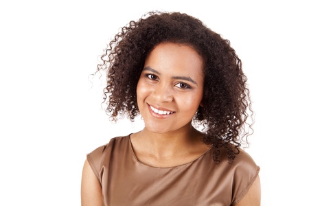 Beautiful african woman posingの写真素材