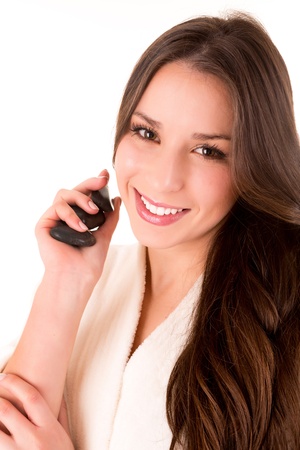 Portrait of beautiful woman - healthy skinの写真素材