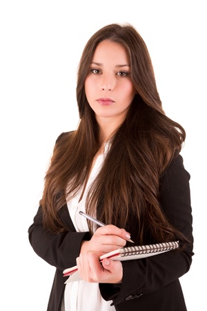 Young woman scheduling an appointmentの写真素材