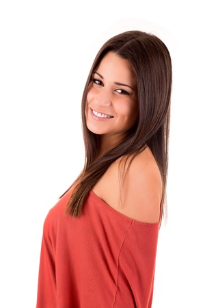 Attractive woman posingの写真素材