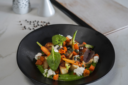 Beautiful and tasty gourmet foodの写真素材