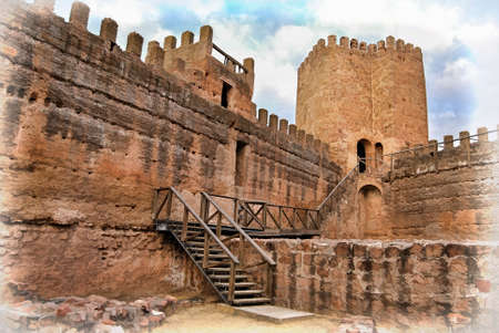 Burgalimar Umayyad Castle is a fortress.のeditorial素材
