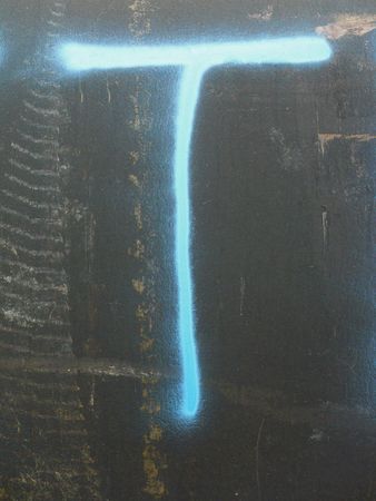 Uppercase Tの写真素材