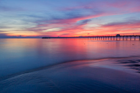 the pierの写真素材