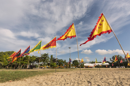 Flags at the Beach