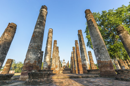 Ruined Temple Pillarsの写真素材