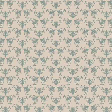 vector illustration of repeating retro background のイラスト素材