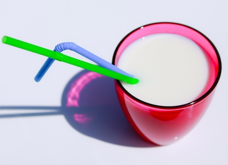 A glass of healthy milkの素材