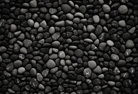 Stone pebbles backgroundの素材