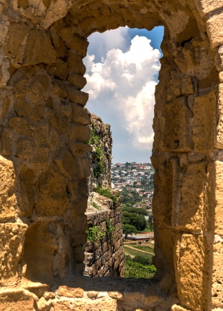 Ancient ruins of Cumae, Bacoli Italyの写真素材
